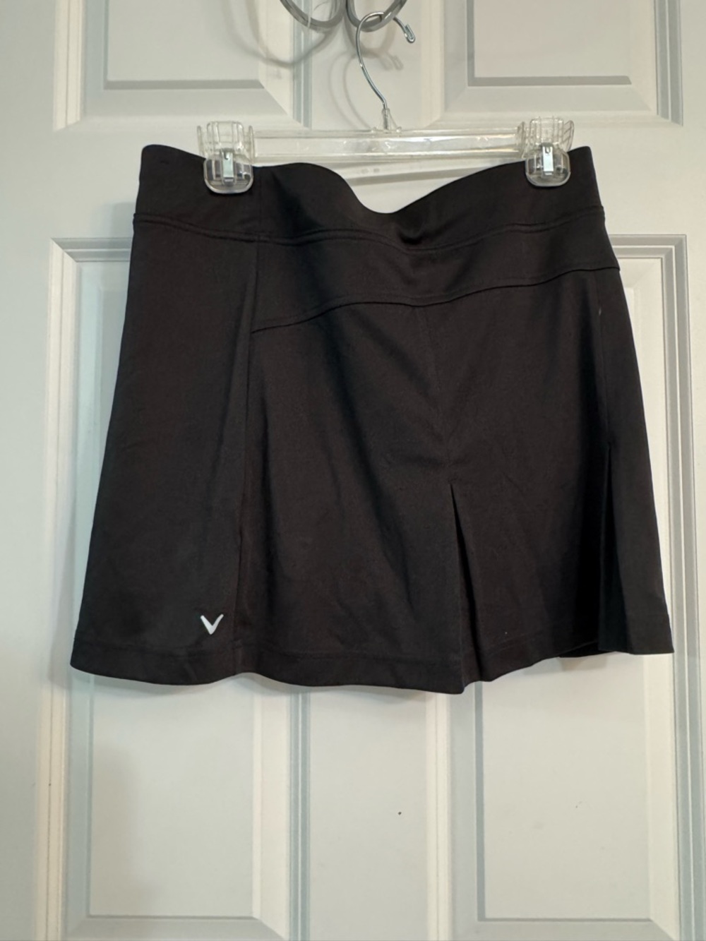 Callaway Black Athletic Skort with Logo Tag